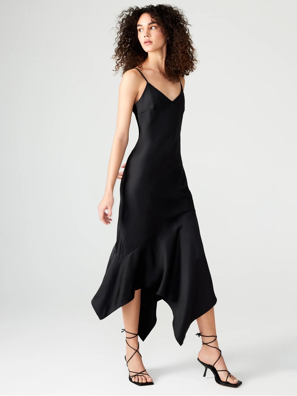 Steve Madden Lucille Satin Maxi Dress
